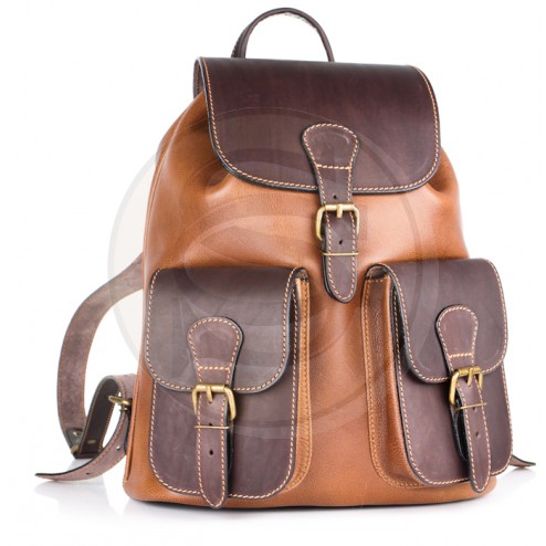 Кожаный рюкзак Classic-2 (коричневый)