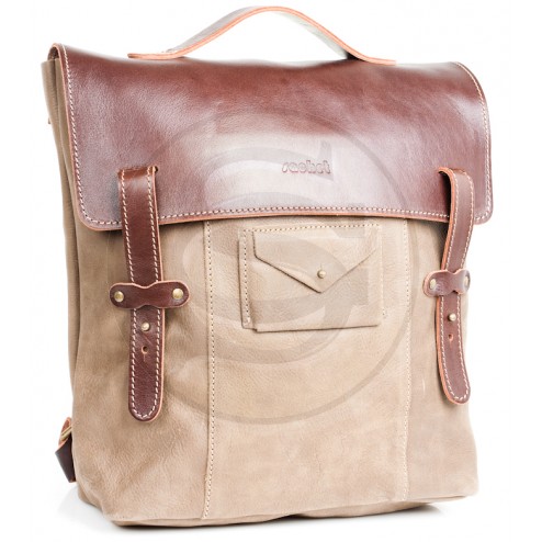 Кожаный рюкзак Schoolchild (коричневый)