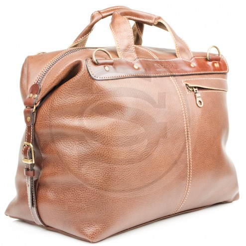 Кожаная дорожная сумка Modern (коричневая)