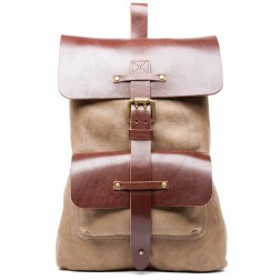 Кожаный рюкзак Gray (коричневый)