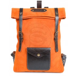 Кожаный рюкзак Vogue (оранжевый)
