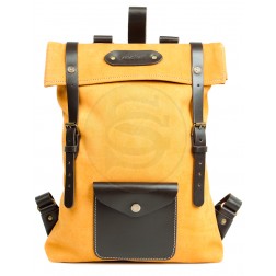 Кожаный рюкзак Vogue (желтый)