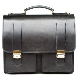 Кожаный портфель Prestige (черный)