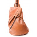 Женский кожаный рюкзак "Венеция" (коричневый)
