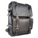 Мужской кожаный рюкзак "Легион" (чёрный)