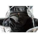 Кожаный рюкзак "Классик 3" (чёрный)