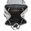 Женский кожаный рюкзак "Скиппи" (чёрный)