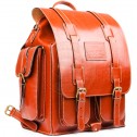 Кожаный рюкзак "Пехотинец" (Рыжий)
