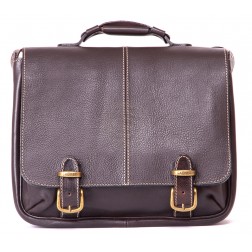 Кожаный портфель Sorbonna (темно-коричневый)